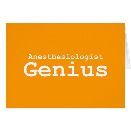 Anesthesiologist Genius Gifts (Front Horizontal)