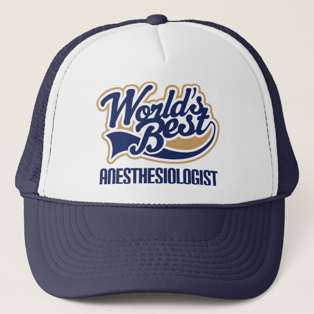 Anesthesiologist Gift Trucker Hat (Front)