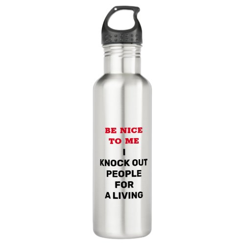 Anesthesiologist Humor  Stainless Steel Water Bottle
