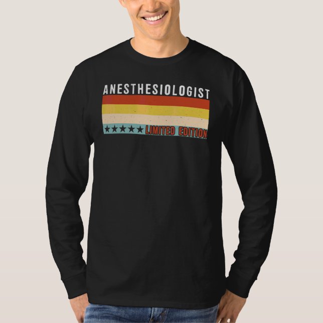 Anesthesiologist Job Title Profession Worker Appre T-Shirt (Front)