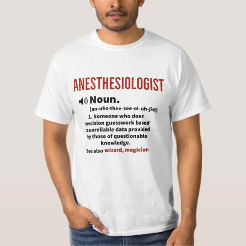 Anesthesiologist T_Shirt