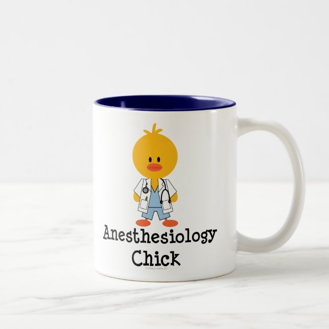 Anesthesiology Chick Mug (Right)