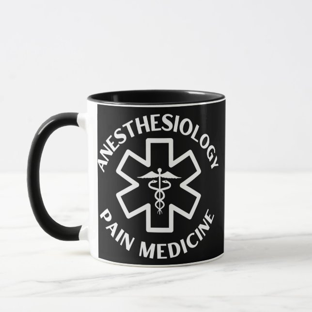 Anesthesiology Pain medicine Doctor Nurse Medical Mug (Left)