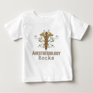 Anesthesiology Rocks Baby T shirt