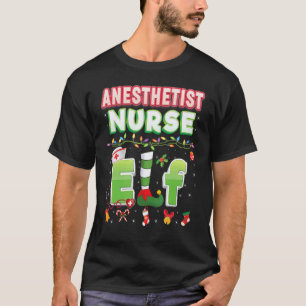 Anesthetist Nurse Elf Christmas Light Sweater Ugly