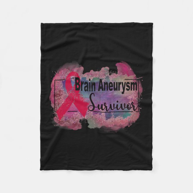 Aneurysm Awareness 8  Fleece Blanket (Front)