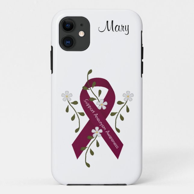 Aneurysm Awareness Custom iPhone  Case-Mate iPhone Case (Back)