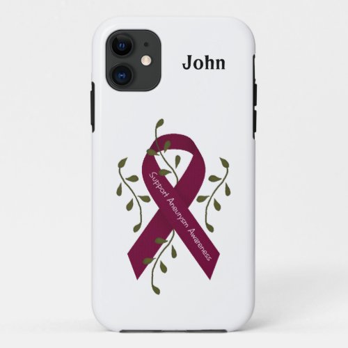 Aneurysm Awareness iPhone 11 Case