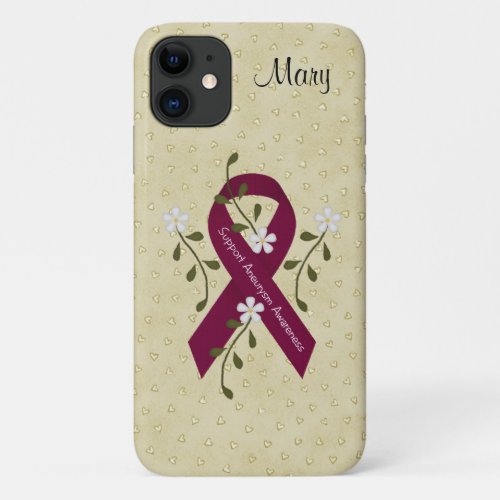 Aneurysm Awareness iPhone 11 Case