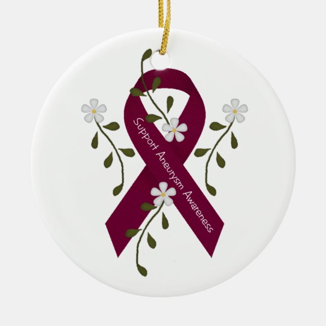 Aneurysm Awareness Ornament (Front)