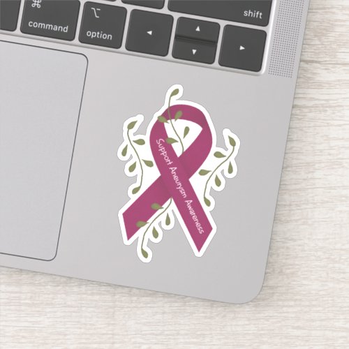 Aneurysm Awareness Ribbon Sticker