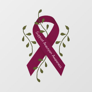 Aneurysm Awareness Ribbon Wall Decal