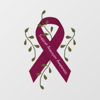 Aneurysm Awareness Ribbon Wall Decal by Mousefx at Zazzle