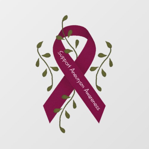 Aneurysm Awareness Ribbon Wall Decal