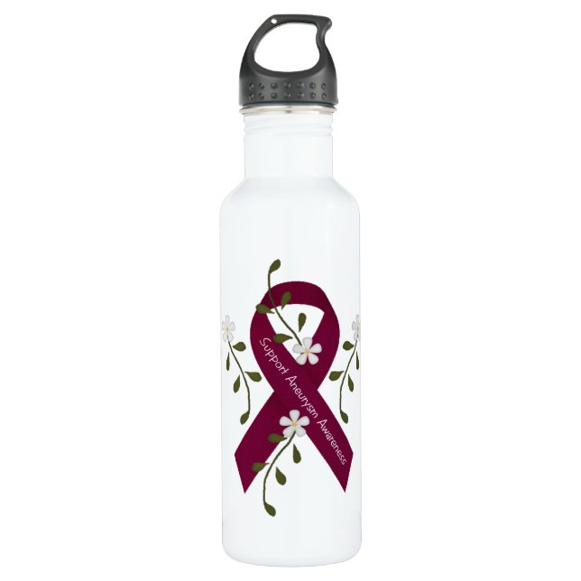 Aneurysm Awareness Water Bottle (Front)