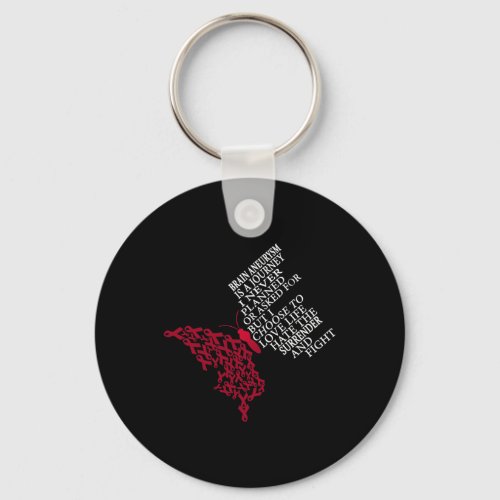 Aneurysm Warrior 1  Keychain