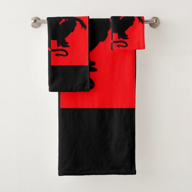 Ange ou demon bath towel set (Insitu)