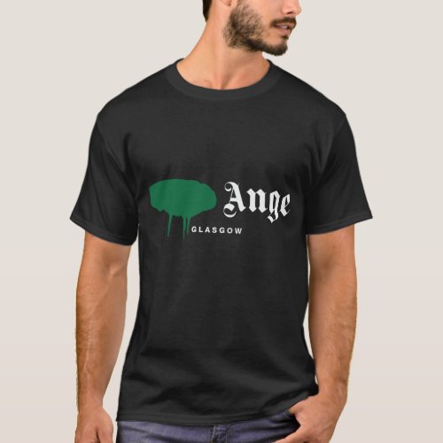 Ange Postecoglou Glasgow blk   T_Shirt