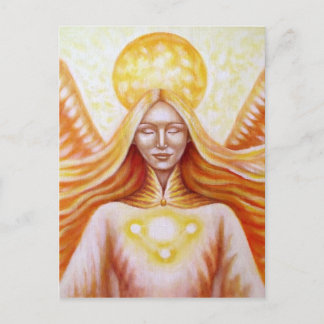 Ange solaire 01 (détail) postcard