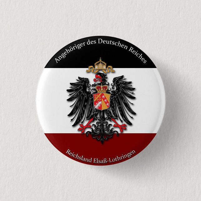 Angehöriger des Deutschen Reiches Button (Front)