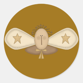 angel7 classic round sticker