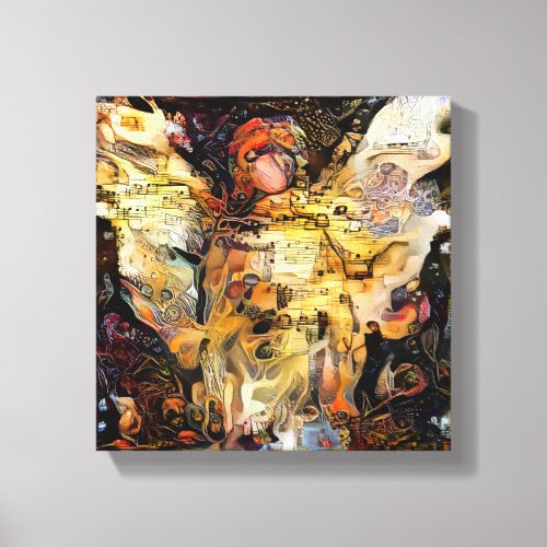 Angel 1187 Kisty Print 10 X 10 Wrapped Canvas Pr