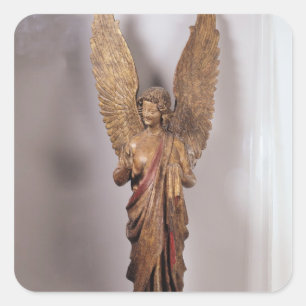 Angel, 1260-70, from the Church of Saudemont Square Sticker