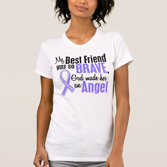 Angel 1 Best Friend (Female) Stomach Cancer T-Shirt