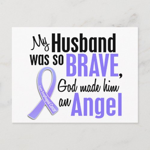Angel 1 Husband Esophageal Cancer Postcard