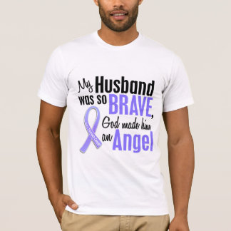 Angel 1 Husband Stomach Cancer T-Shirt