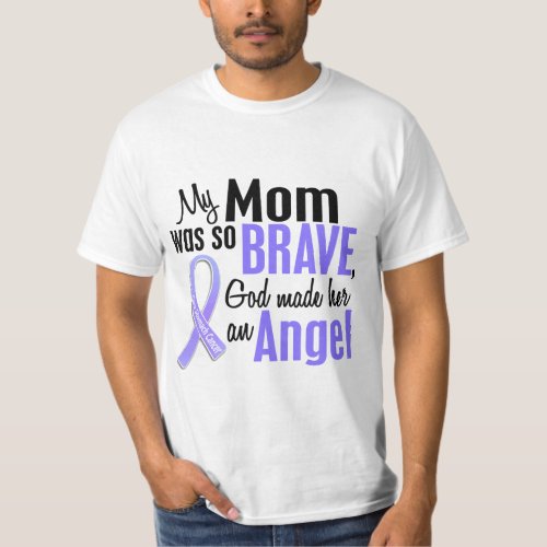 Angel 1 Mom Stomach Cancer T_Shirt