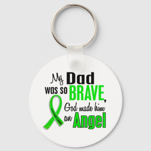 Angel 1 Non-Hodgkin's Lymphoma Dad Keychain