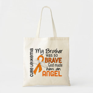 Angel 2 Brother Leukemia Tote Bag