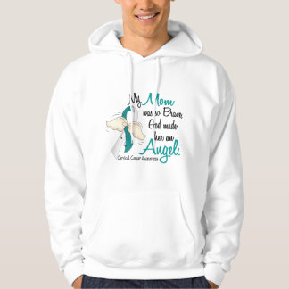 Angel 2 Cervical Cancer Mom Hoodie