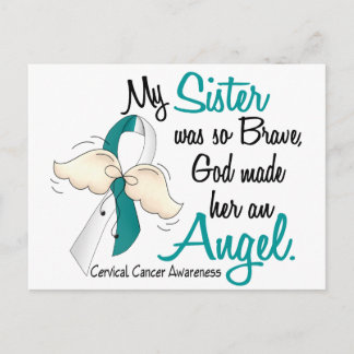 Angel 2 Cervical Cancer Sister Postcard