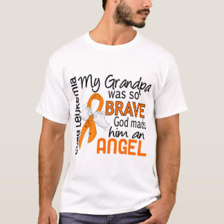 Angel 2 Grandpa Leukemia T-Shirt