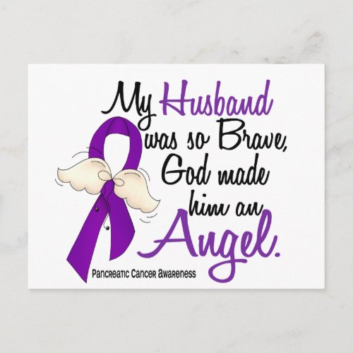 Angel 2 Husband Pancreatic Cancer Postcard