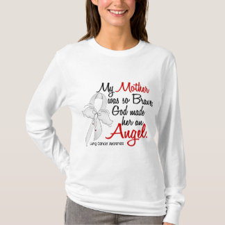Angel 2 Mother Lung Cancer T-Shirt