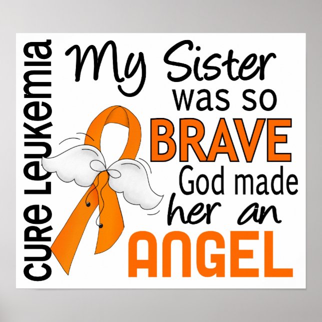 Angel 2 Sister Leukemia Poster (Front)