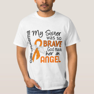 Angel 2 Sister Leukemia T-Shirt