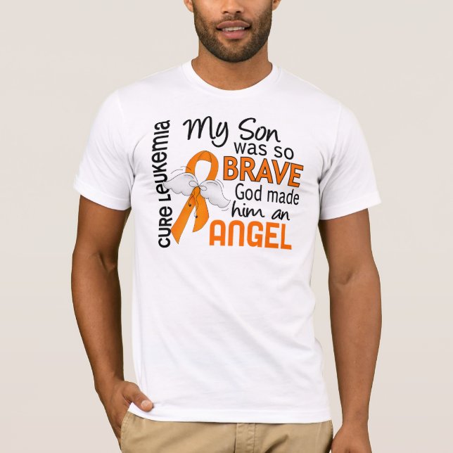 Angel 2 Son Leukemia T-Shirt (Front)