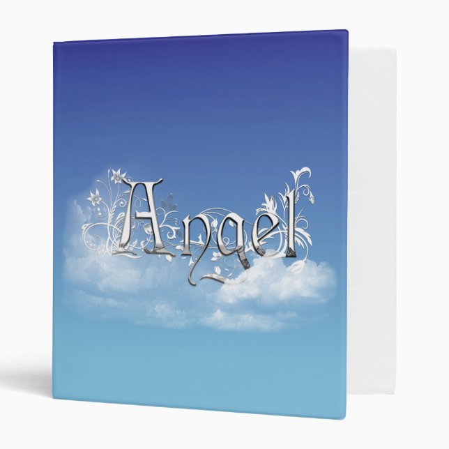 Angel 3 Ring Binder (Front/Inside)