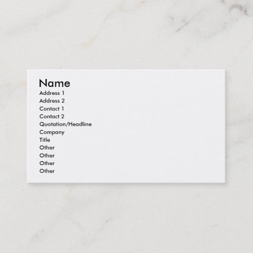 Customizable Angel 4 Business Card