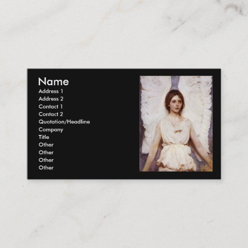 Angel, Abbott Handerson Thayer Business Card Template