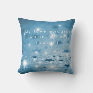 Angel Affirmation Pillow – My Love Endures 