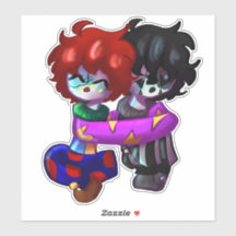 Angel and Aiden Hugging Sticker