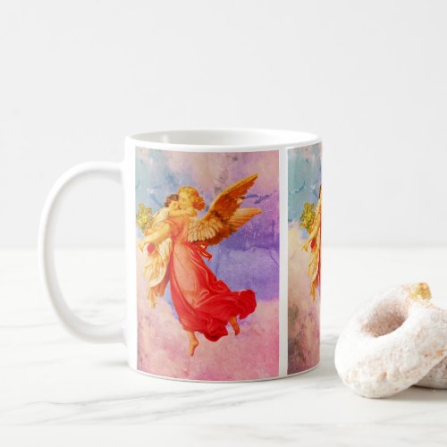 Angel And Child Vintage Art  Coffee Mug