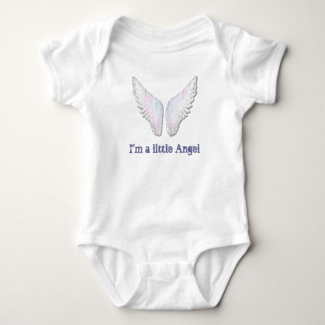 Angel and Devil Baby Bodysuit (Front)