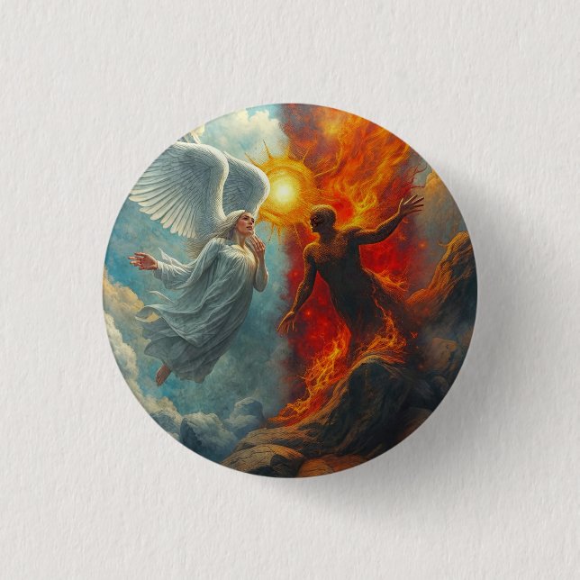 ANGEL AND DEVIL BUTTON (Front)