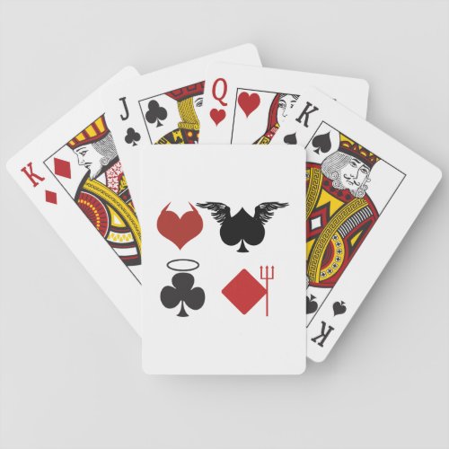 Angel and Devil Card Suits Classic Playing Cards